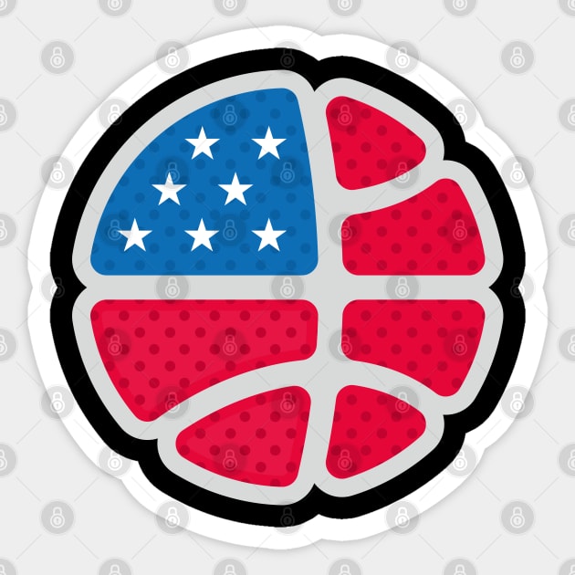 AMERICA Sticker by TEENIE DESIGN